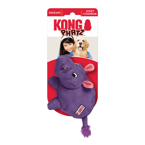 Kong Phatz Hippo Dog Toy Medium