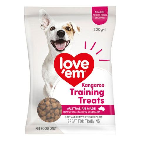 Love'em Kangaroo Training Dog Treats 200g