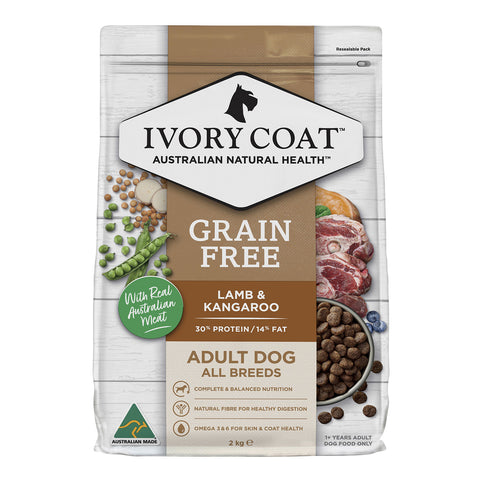 Ivory Coat Grain Free Lamb & Kangaroo Adult Dry Dog Food