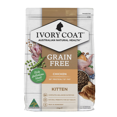 Ivory Coat Grain Free Chicken Kitten Dry Cat Food