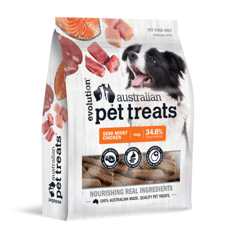 Australian Pet Treats Semi Moist Chicken Jerky Dog Treats