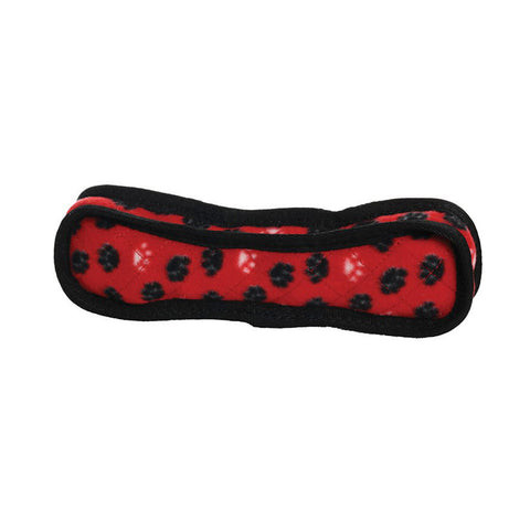 Tuffy Ultimates Bone Red Paws Dog Toy