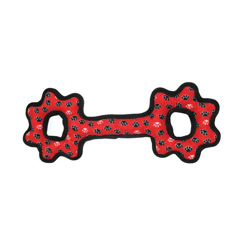 Tuffy Ultimates Tug-O-Gear Red Paws Dog Toy