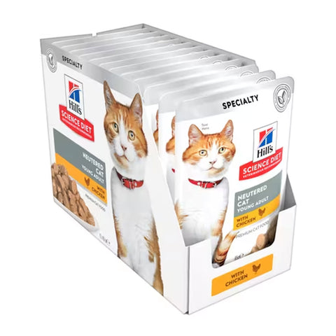 Hill's Science Diet Chicken Neutered Young Adult Wet Cat Food