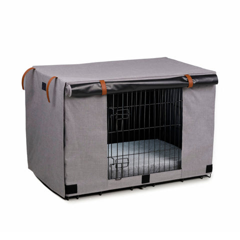 Superior Pet Goods Urban Crate Cover Twilled Canvas Mid Grey