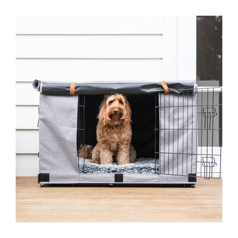 Superior Pet Goods Urban Crate Cover Twilled Canvas Mid Grey