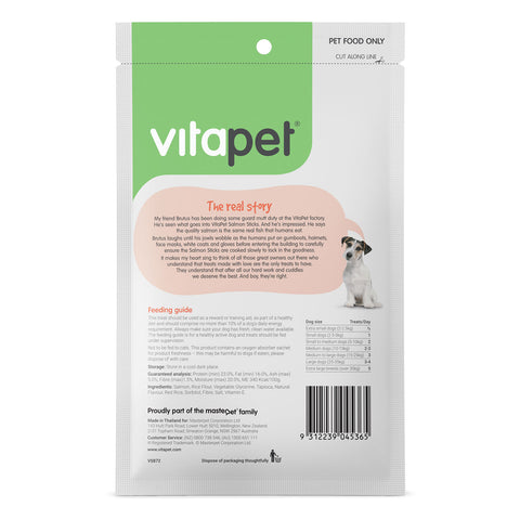 VitaPet Salmon Sticks Dog Treats 80g