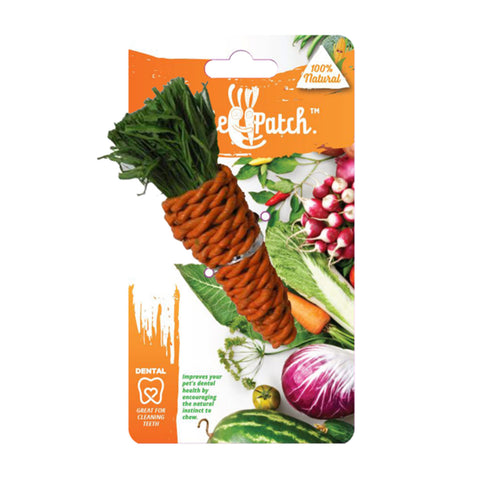 Veggie Patch Carrot Sisal Chew Toy