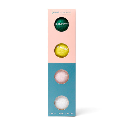 gummi x The Commons Tennis Balls 4pk Multicolour