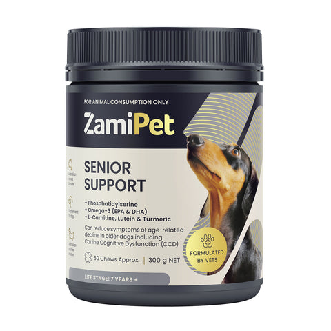 ZamiPet Senior Support Chews for Dogs 300g 60pk