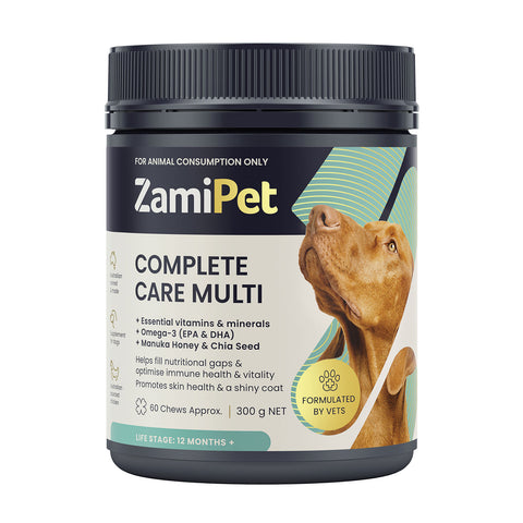 ZamiPet Complete Care Multi Chews for Dogs 300g 60pk