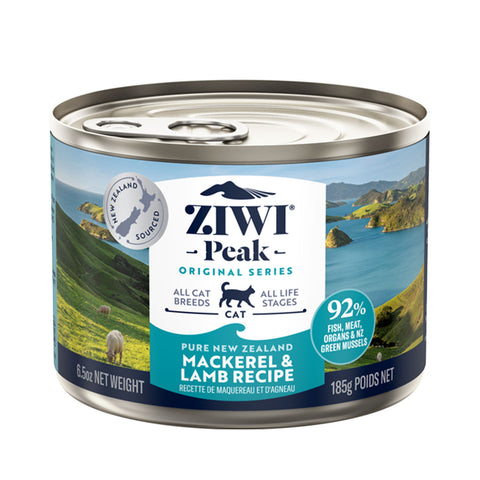 ZIWI Peak Mackerel & Lamb Canned Wet Cat Food