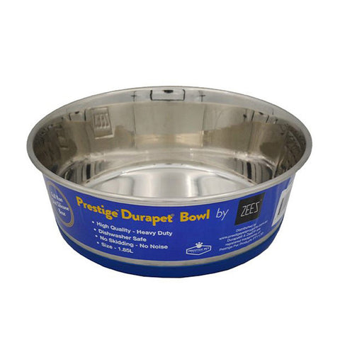 Zeez DuraPet Premium Stainless Steel Nonslip Pet Bowl