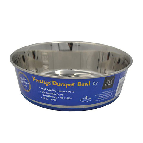 Zeez DuraPet Premium Stainless Steel Nonslip Pet Bowl