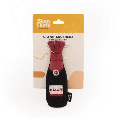 ZippyClaws Catnip Crusherz Merlot Cat Toy