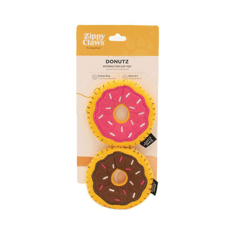 ZippyClaws Donutz Cat Toys 2pk