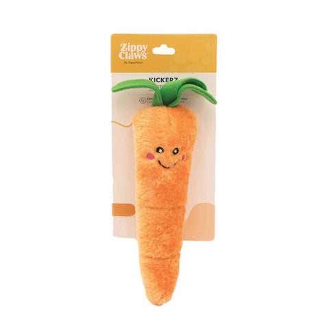 ZippyClaws Kickerz Carrot Cat Toy