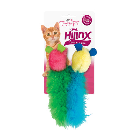 Trouble & Trix HiJinx Tweet Mice Cat Toy 2pk