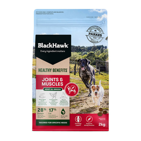 Black Hawk Healthy Benefits Joints & Muscles Adult Dry Dog Food