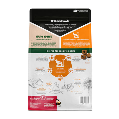 Black Hawk Healthy Benefits Weight Management Adult Dry Dog Food