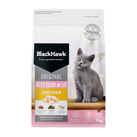 Black Hawk Chicken Kitten Dry Cat Food