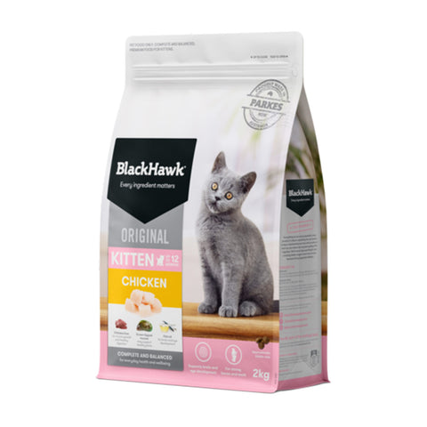 Black Hawk Chicken Kitten Dry Cat Food