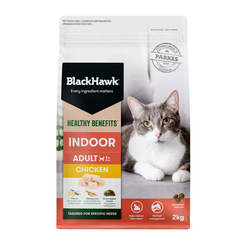 Black Hawk Healthy Benefits Indoor Adult Dry Cat Food