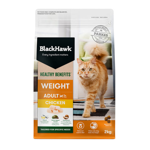 Black Hawk Healthy Benefits Weight Adult Dry Cat Food