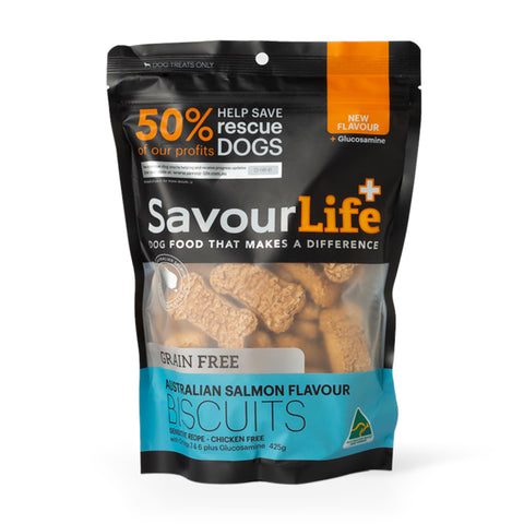 SavourLife Salmon Flavour Dog Biscuits 425g