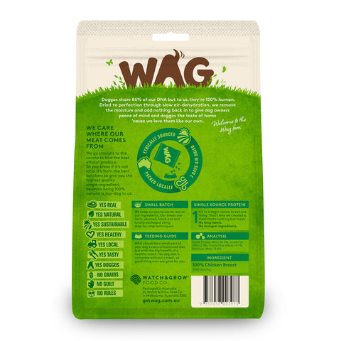 WAG Chicken Breast Dog Treats 200g