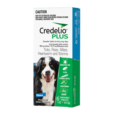 Credelio Plus Dog 22 - 45kg Blue