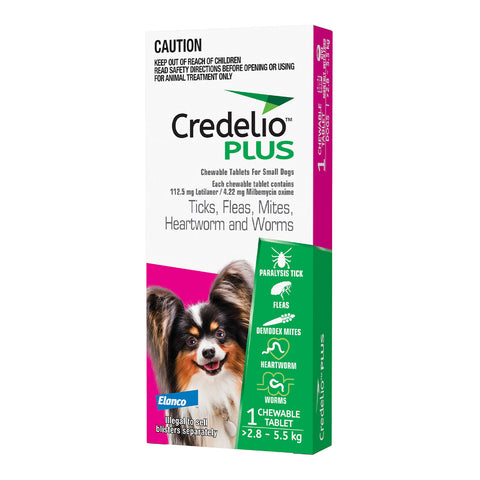 Credelio Plus Dog 2.8 - 5.5kg Pink