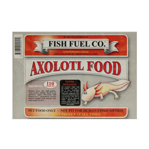 Fish Fuel Co Axolotl Frozen Fish Food 110g