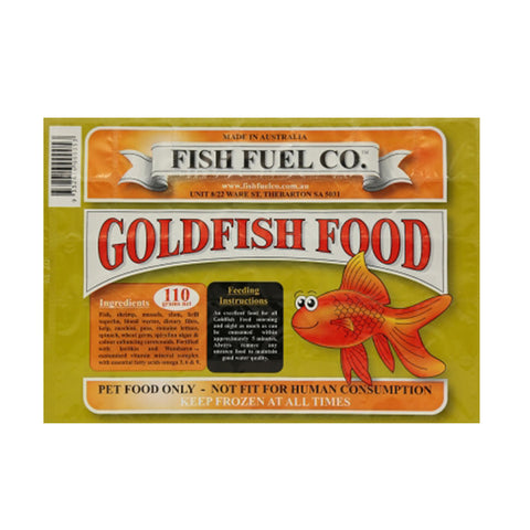 Fish Fuel Co Goldfish Frozen Fish Food 110g