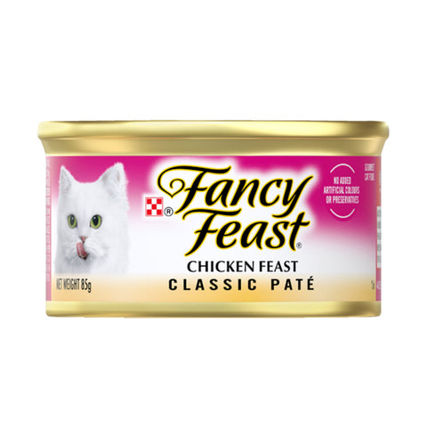 Fancy Feast Chicken Classic Pate Kitten Wet Cat Food 85g