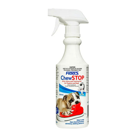 Fido's Chew Stop Bitter Chew Deterrent Spray 500ml