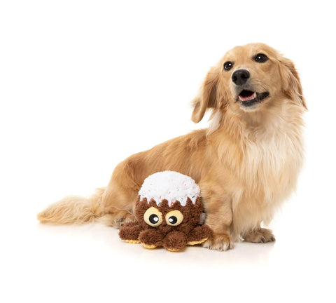 FuzzYard Christmas Octopudding Dog Toy