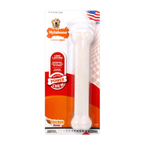 Nylabone PowerChew Bone Chicken Flavour Dog Toy