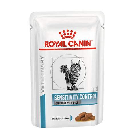 Royal Canin Veterinary Diet Sensitivity Control Wet Cat Food Pouches 12x85g