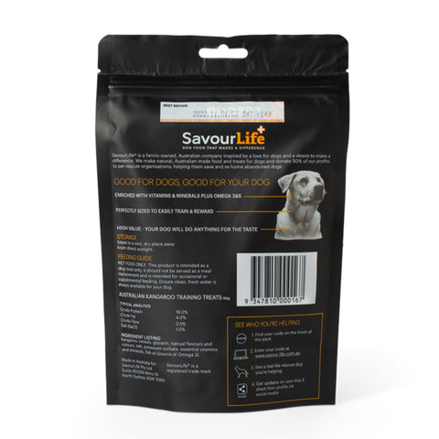 SavourLife Kangaroo Dog Training Treats 165g