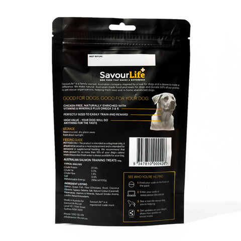 SavourLife Salmon Dog Training Treats 150g