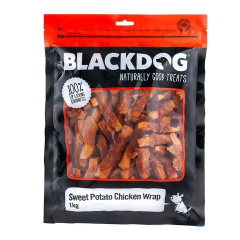 Blackdog Sweet Potato & Chicken Wrap Dog Treat