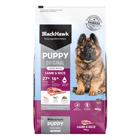 Black Hawk Large Breed Lamb & Rice Puppy Dry Dog Food