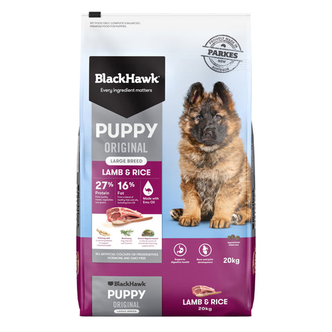 Black Hawk Large Breed Lamb & Rice Puppy Dry Dog Food