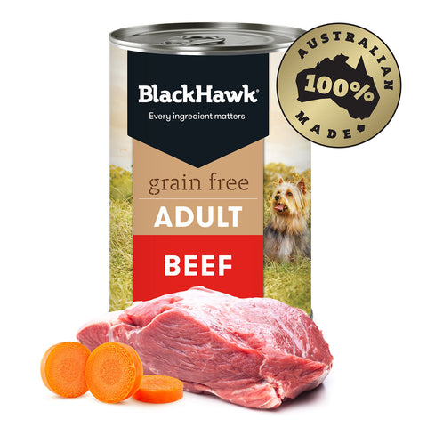 Black Hawk Grain Free Beef Adult Canned Wet Dog Food