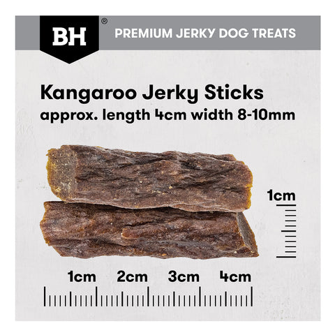 Black Hawk Kangaroo Jerky Sticks Dog Treat 100g