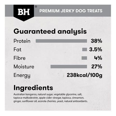 Black Hawk Kangaroo Jerky Sticks Dog Treat 100g