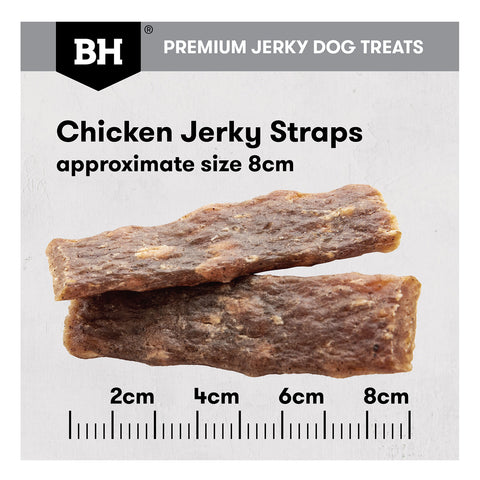 Black Hawk Chicken Jerky Straps Dog Treat 100g