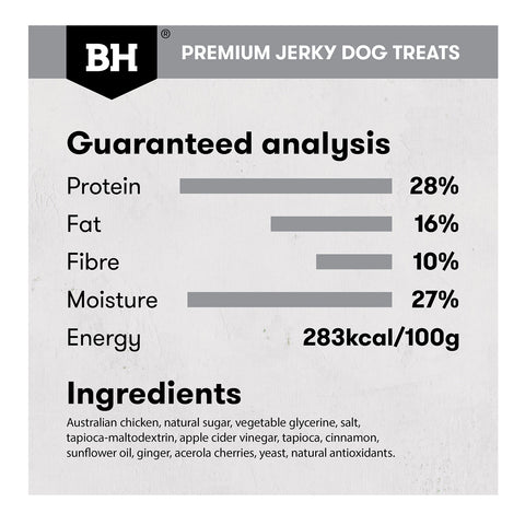 Black Hawk Chicken Jerky Bites Puppy Dog Treat 100g