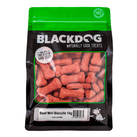 Blackdog Mini Beef Biscuits Dog Treat 1kg